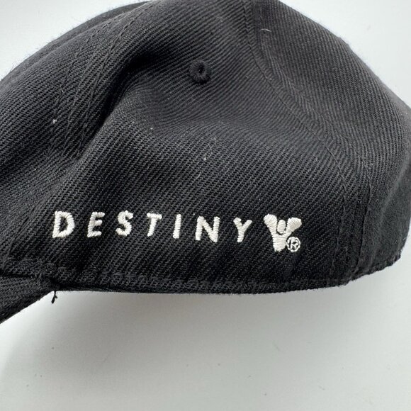 Destiny Guardian Metal Crest Snapback Cap Hat Emblem Black Bungie Numskull - Picture 2 of 6
